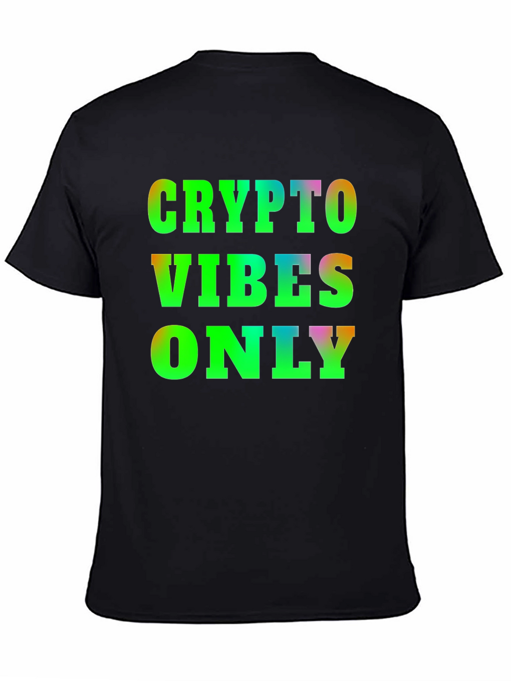 Crypto Vibes Only T-Shirt - Black