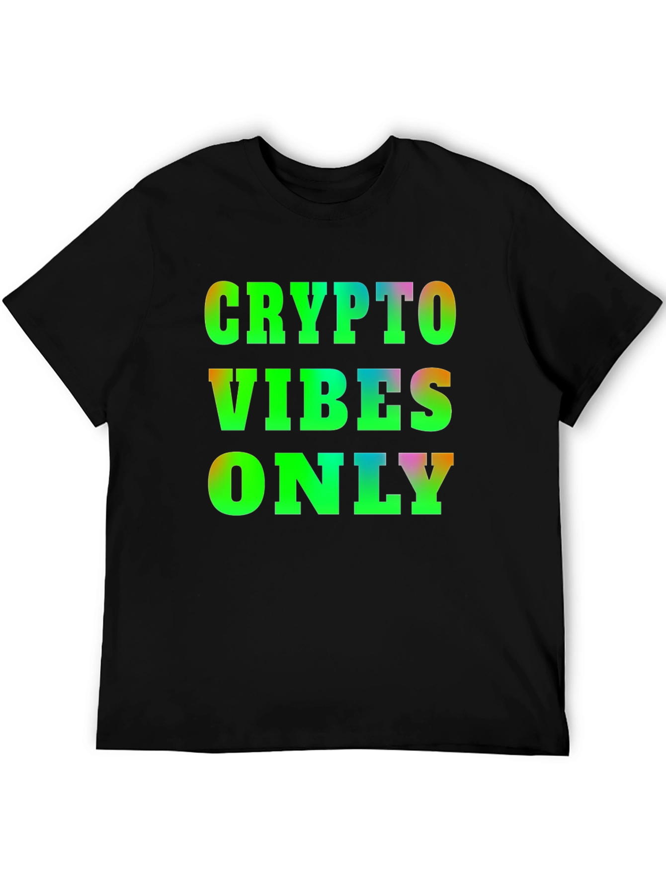 Crypto Vibes Only T-Shirt - Black