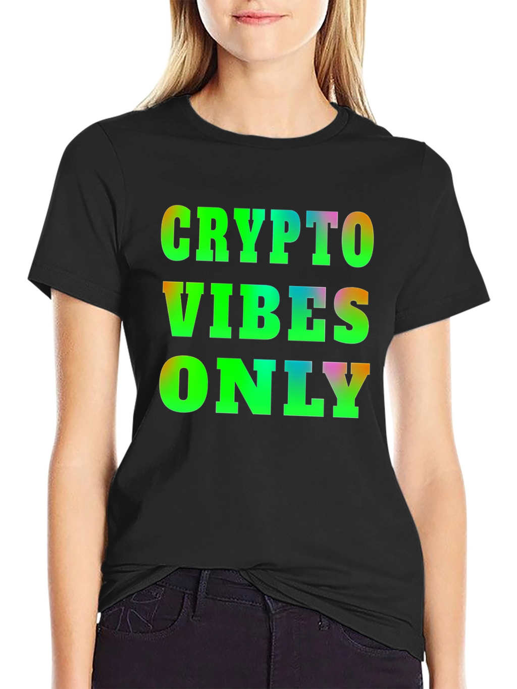 Crypto Vibes Only T-Shirt - Black