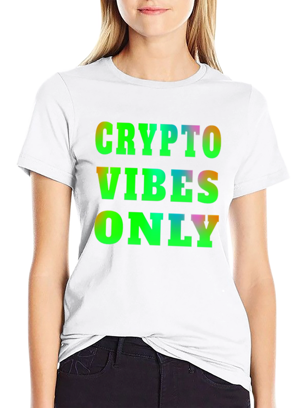 Crypto Vibes Only T-Shirt - Black