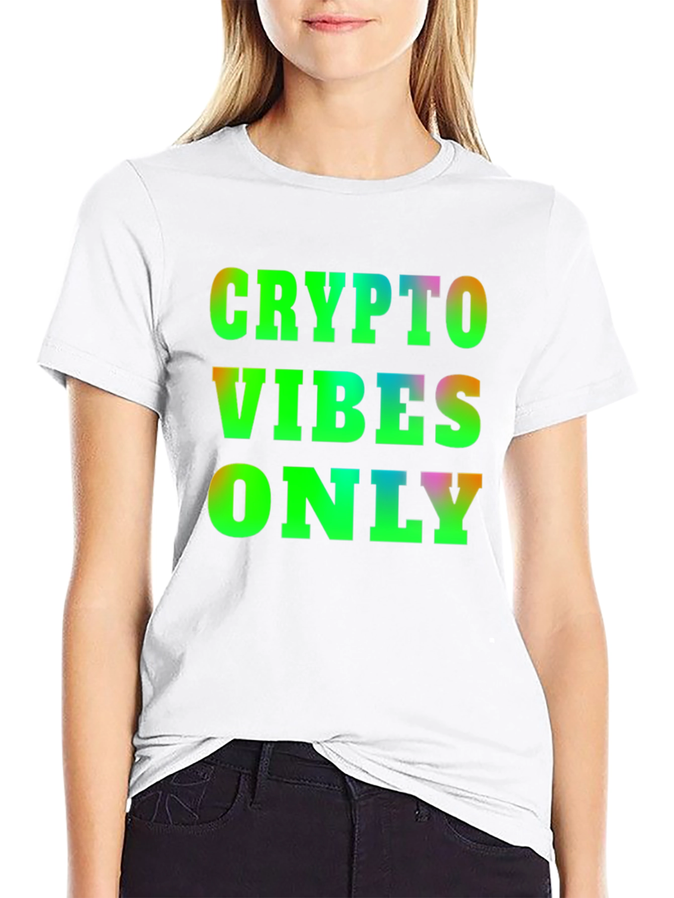 Crypto Vibes Only T-Shirt - Black