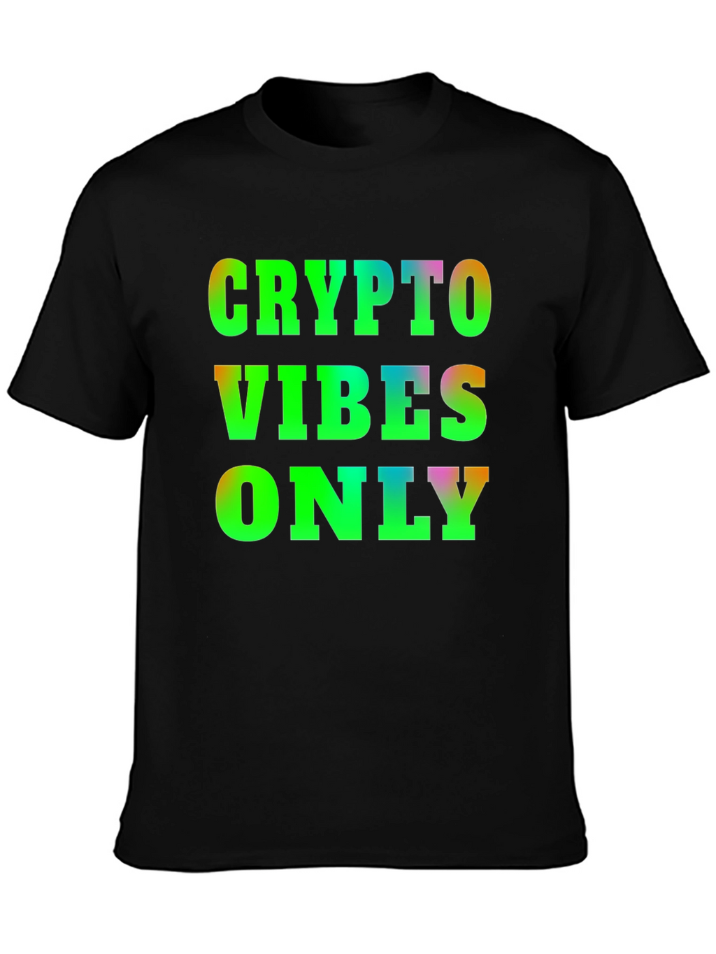 Crypto Vibes Only T-Shirt - Black