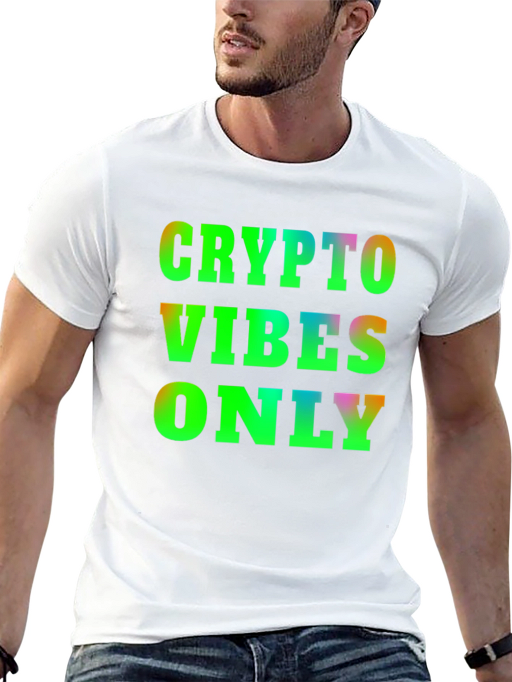 Crypto Vibes Only T-Shirt - Black