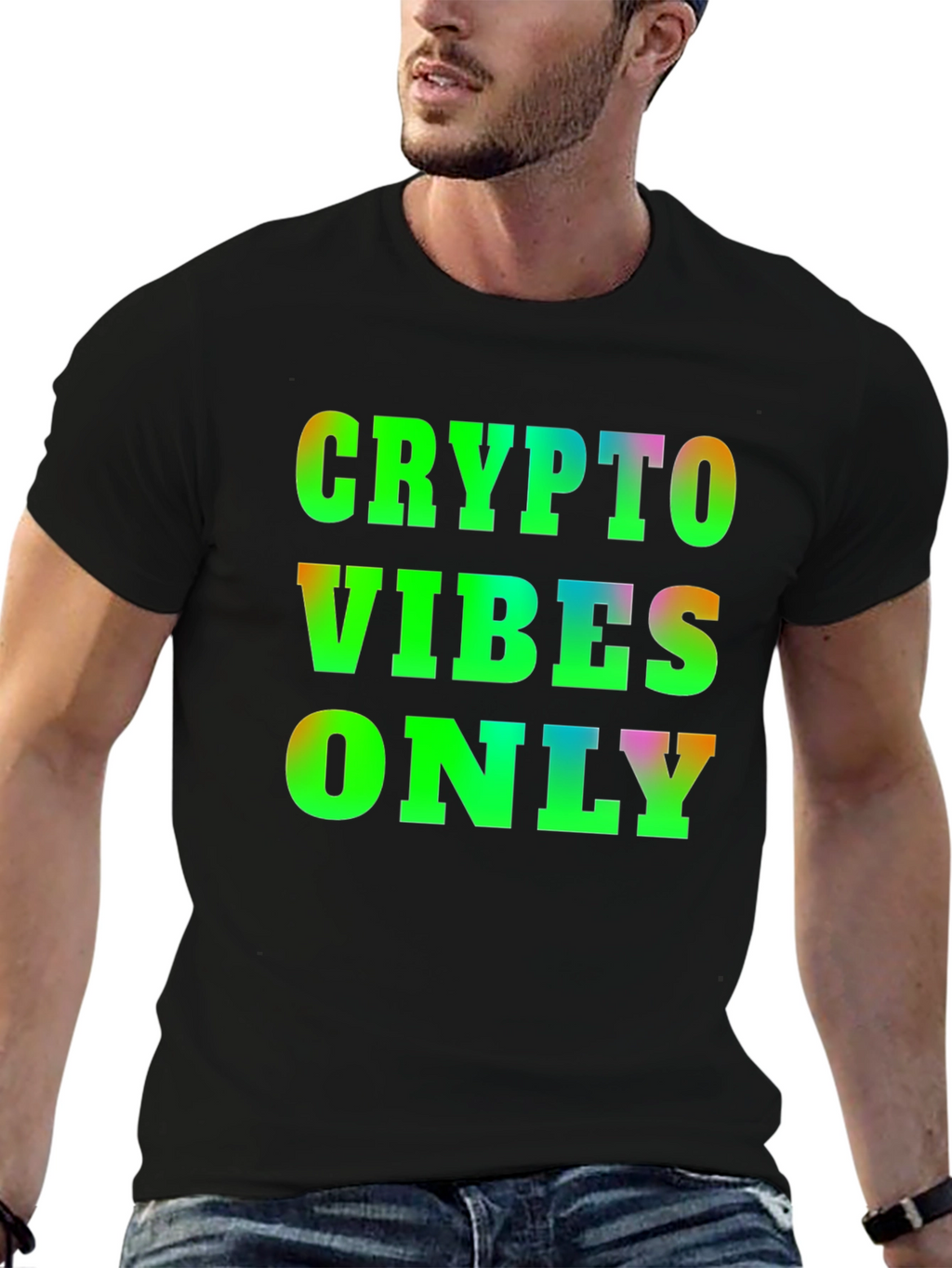 Crypto Vibes Only T-Shirt - Black