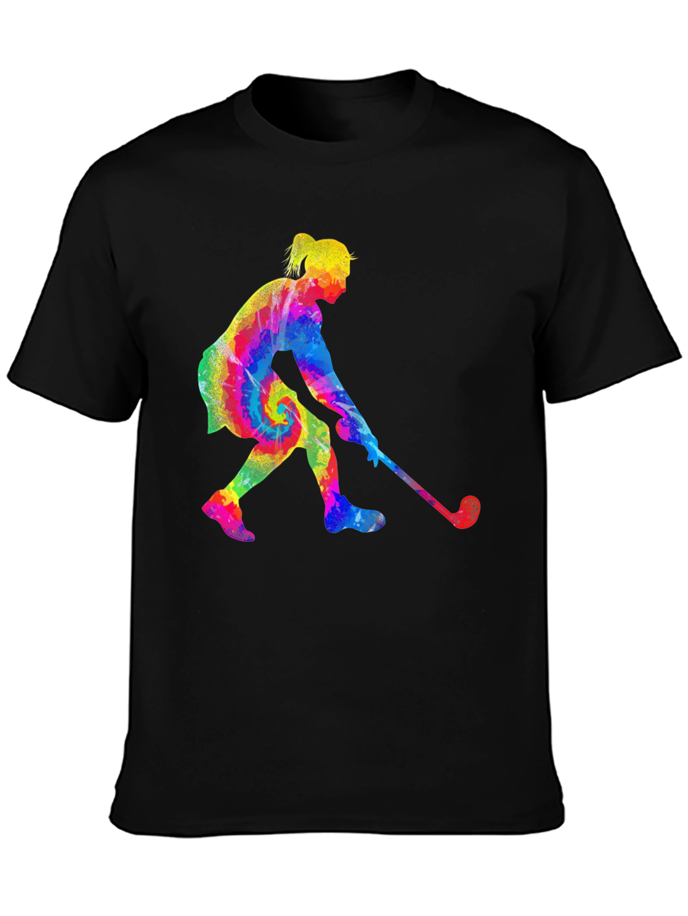 Tie Dye Golf Player Graphic Tee