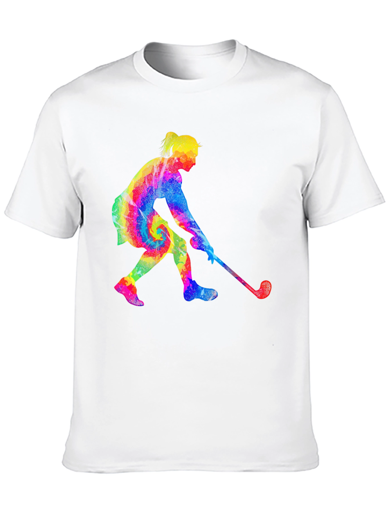 Tie Dye Golf Player Graphic Tee