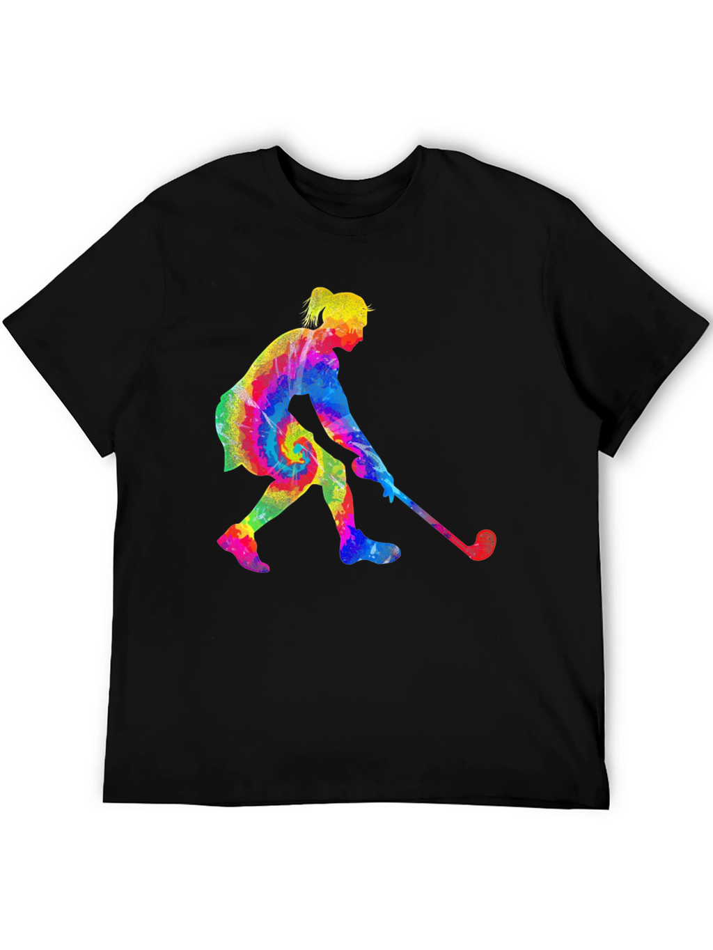 Tie Dye Golf Player Graphic Tee