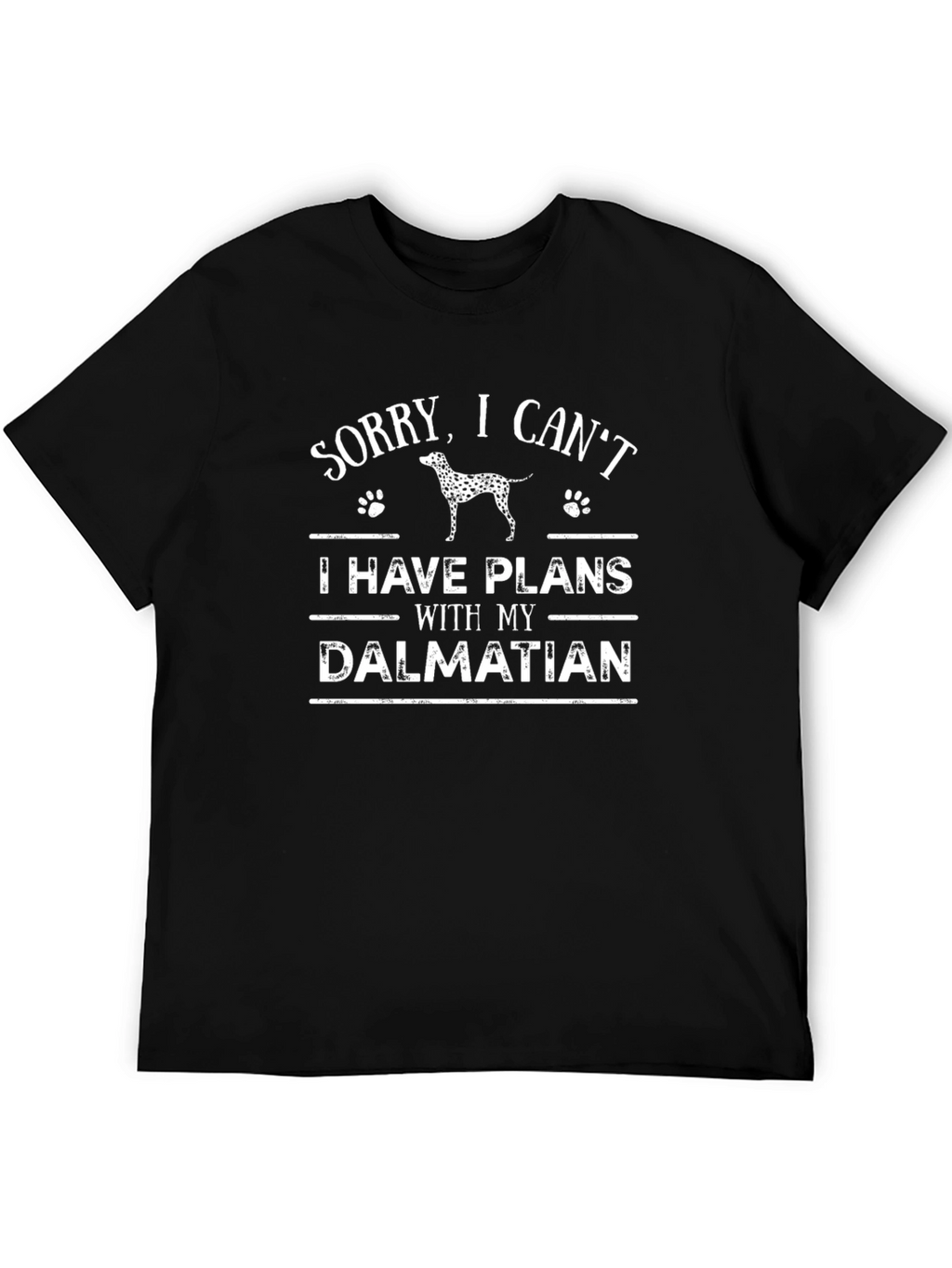 Dalmatian Plans Graphic Tee - Dog Lover Shirt
