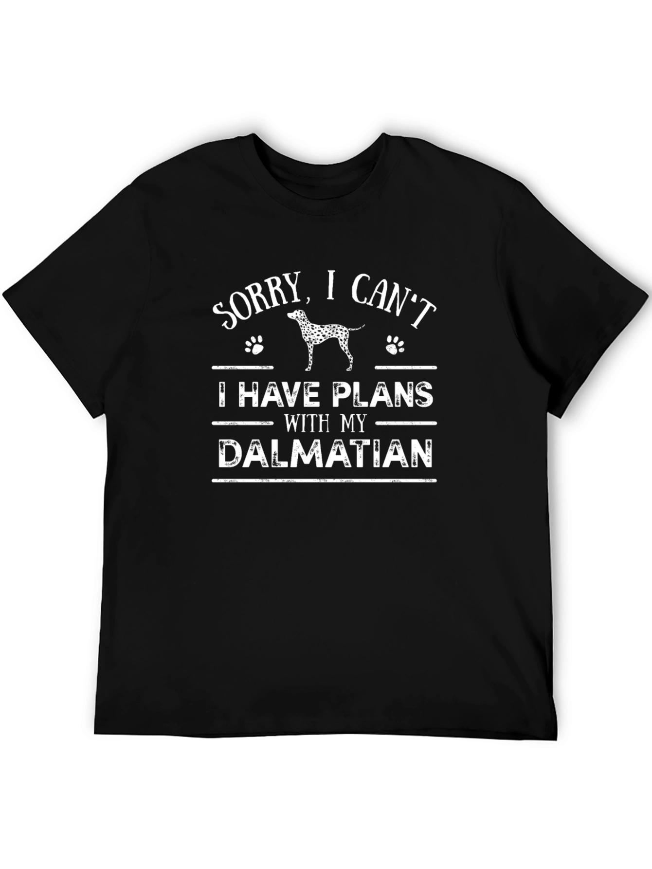Dalmatian Plans Graphic Tee - Dog Lover Shirt