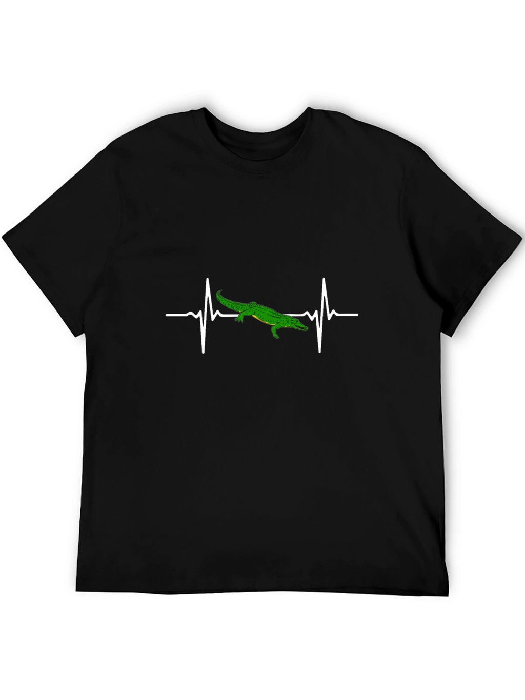 Alligator Heartbeat T-Shirt - Unique Graphic Tee