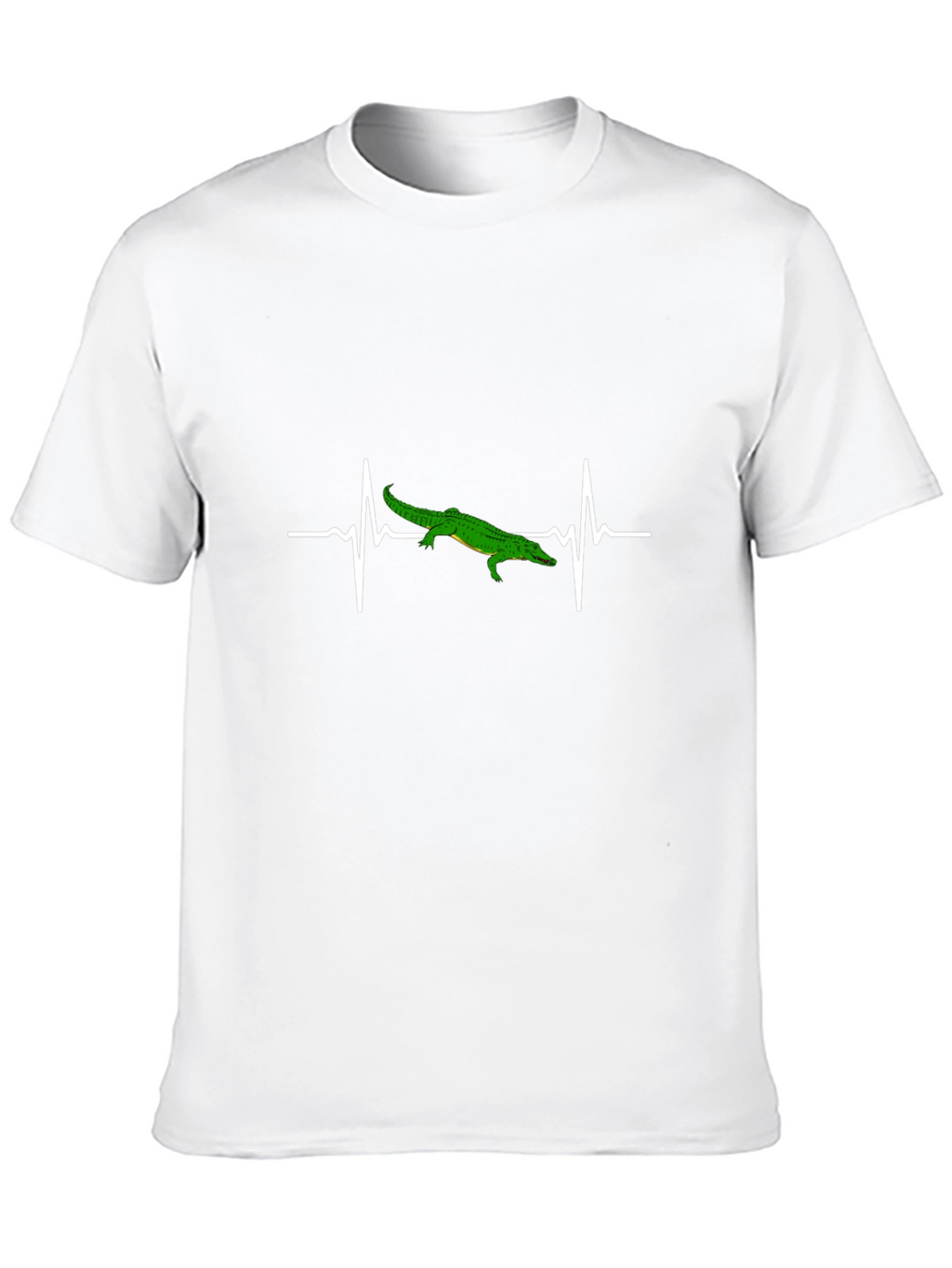 Alligator Heartbeat T-Shirt - Unique Graphic Tee