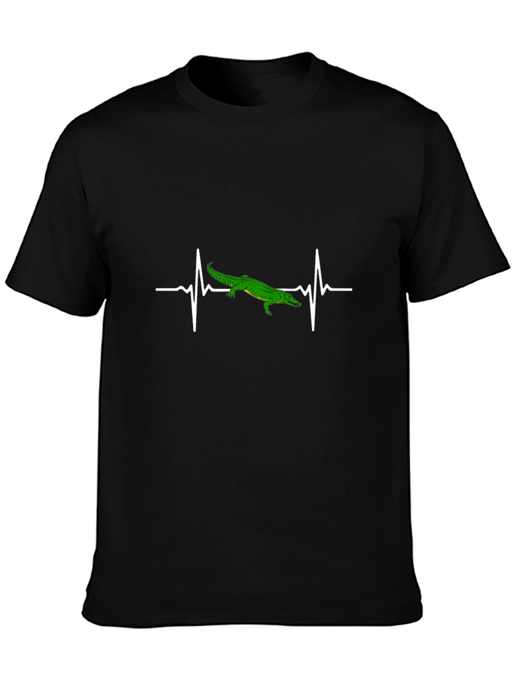 Alligator Heartbeat T-Shirt - Unique Graphic Tee