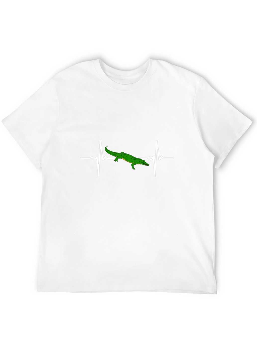 Alligator Heartbeat T-Shirt - Unique Graphic Tee