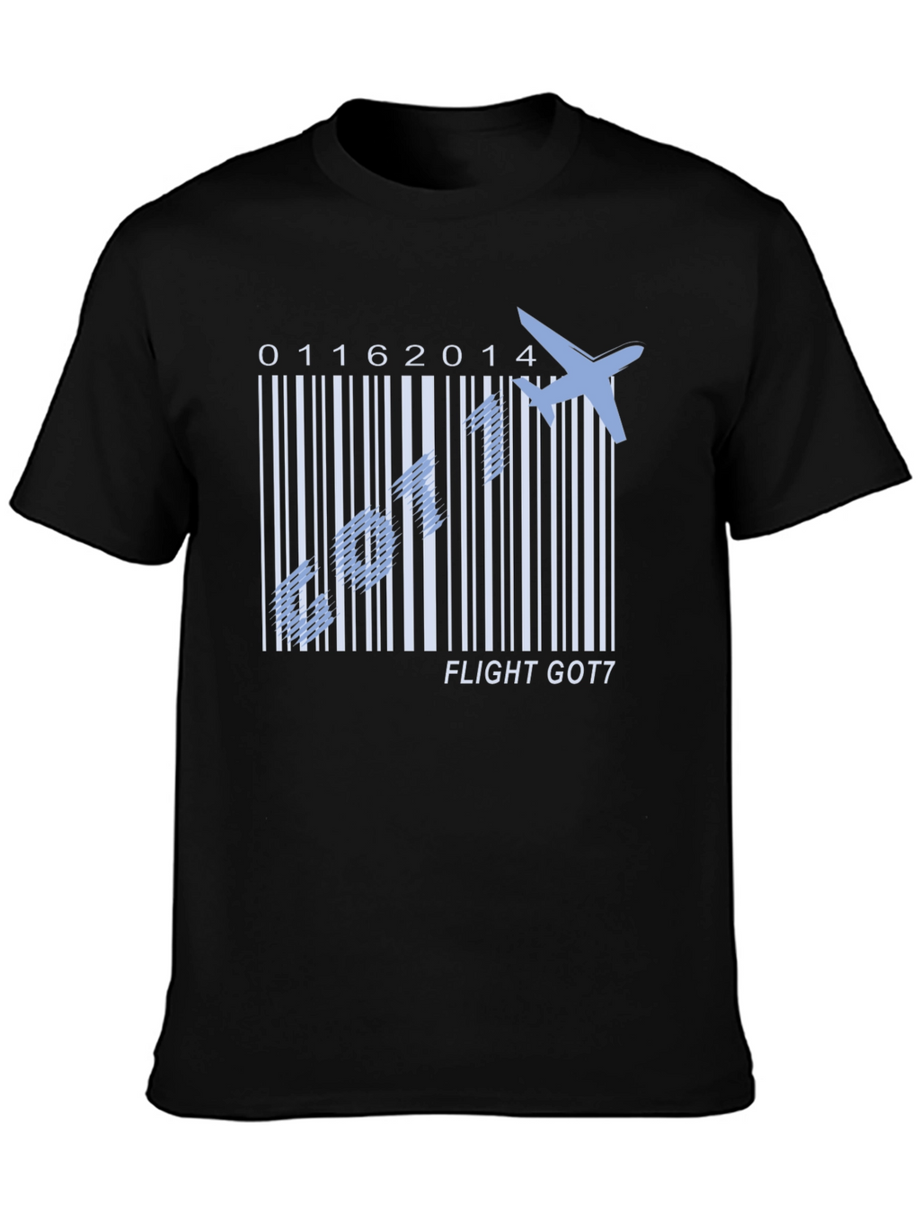 Flight GOT7 Barcode T-Shirt - Kpop Fan Tee