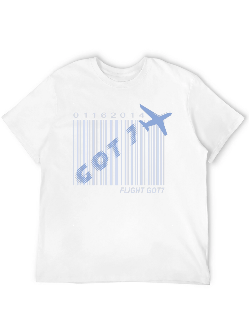Flight GOT7 Barcode T-Shirt - Kpop Fan Tee