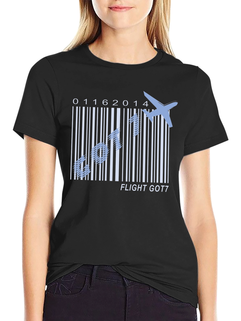 Flight GOT7 Barcode T-Shirt - Kpop Fan Tee