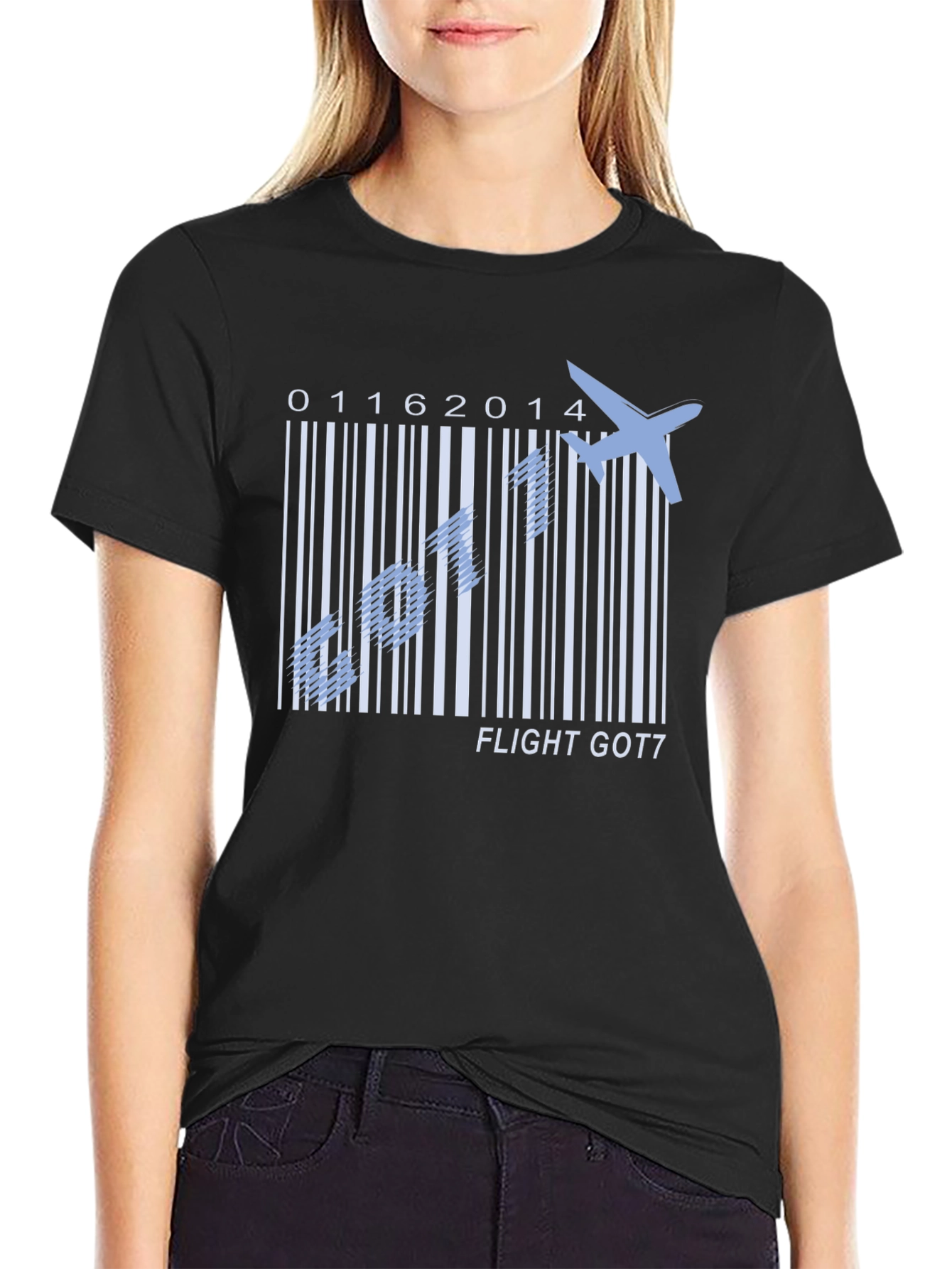 Flight GOT7 Barcode T-Shirt - Kpop Fan Tee