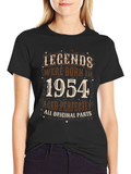 Legends Born In 1954 T-Shirt