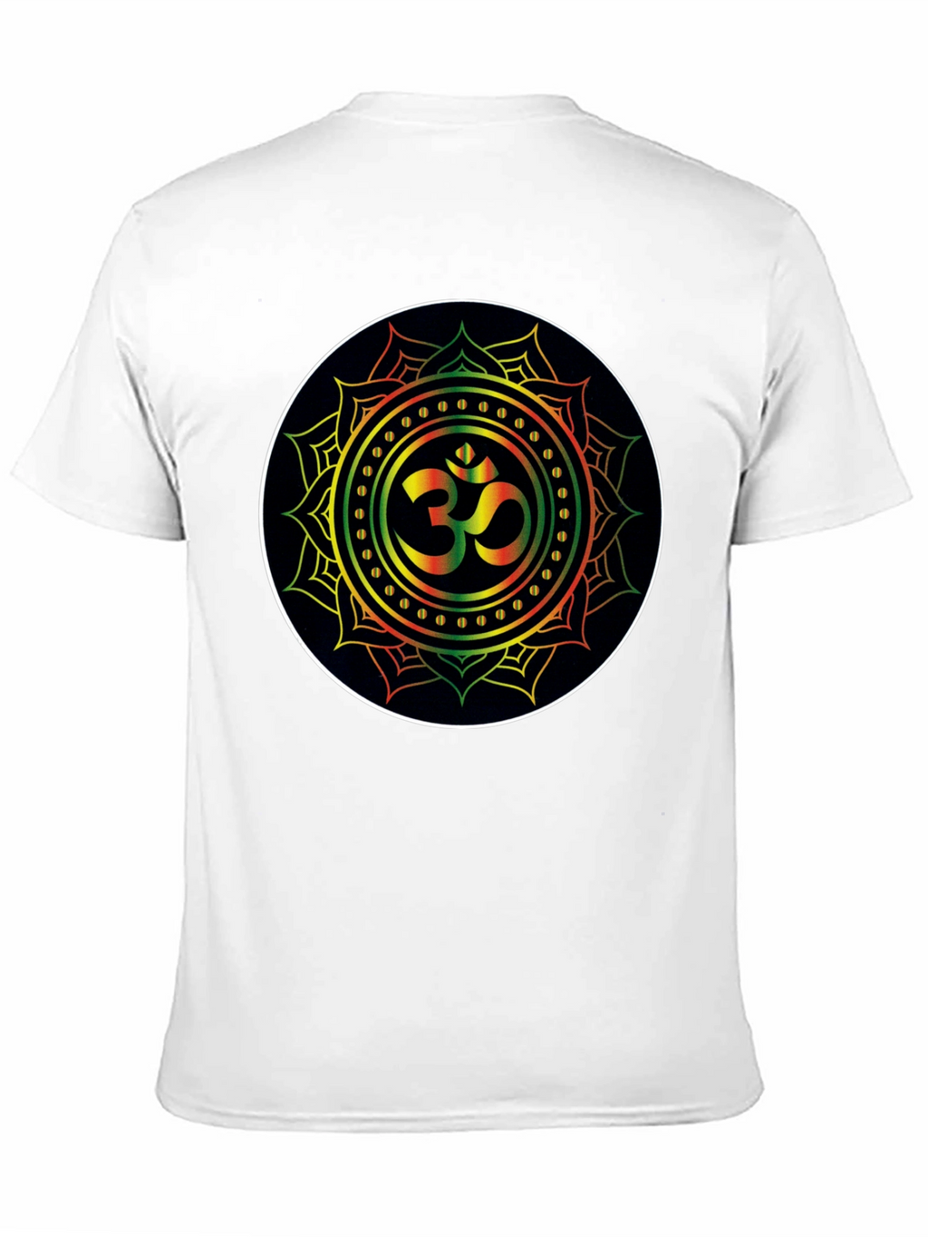 Om Mandala Black T-Shirt - Spiritual Zen Vibe