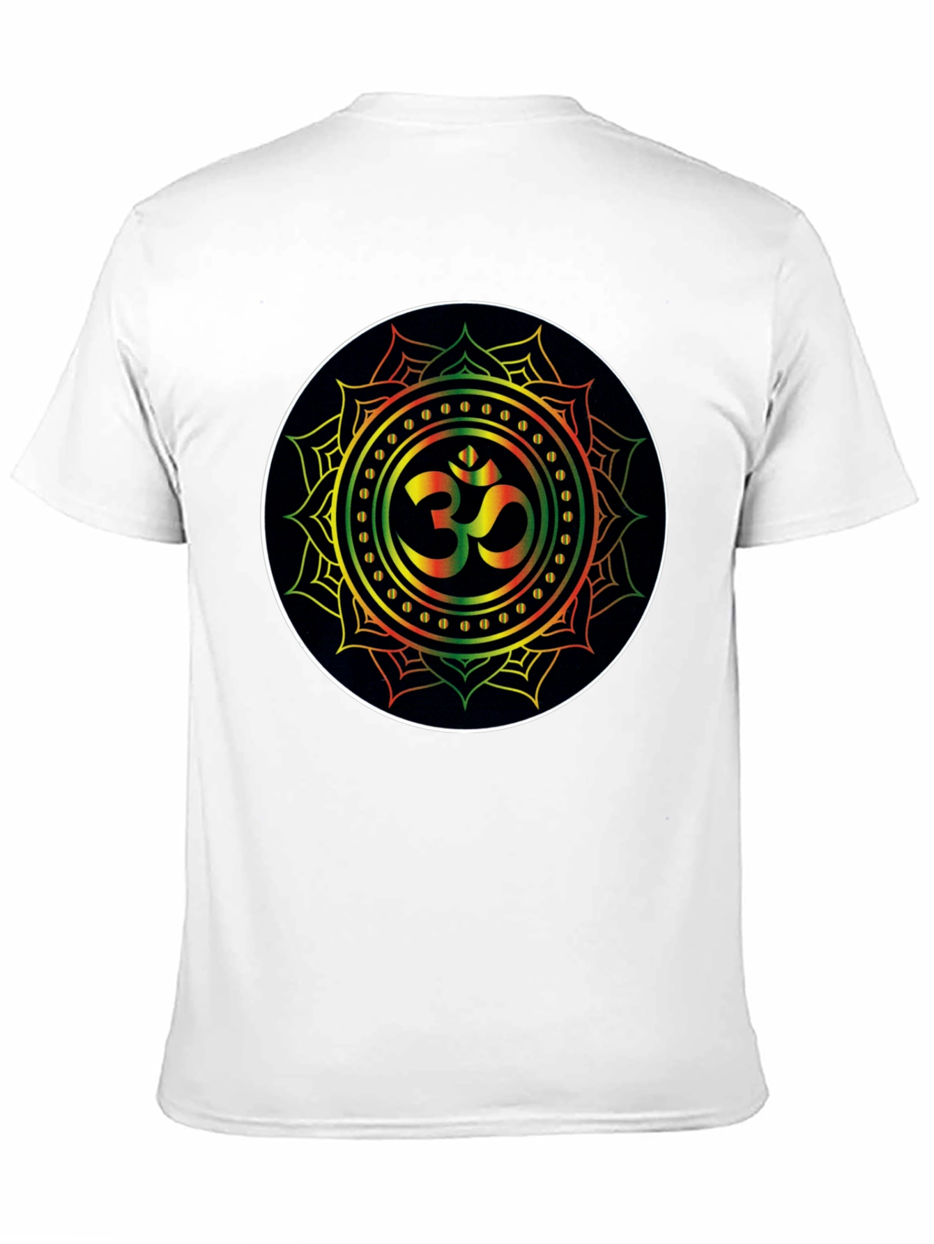 Om Mandala Black T-Shirt - Spiritual Zen Vibe