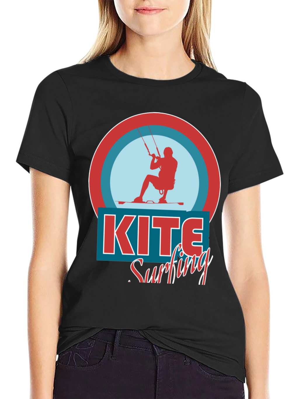 Kite Surfing Graphic T-Shirt