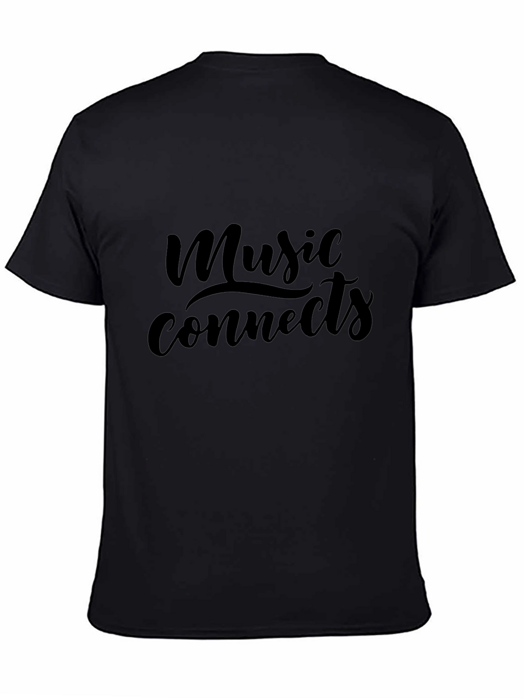 Music Connects Black T-Shirt
