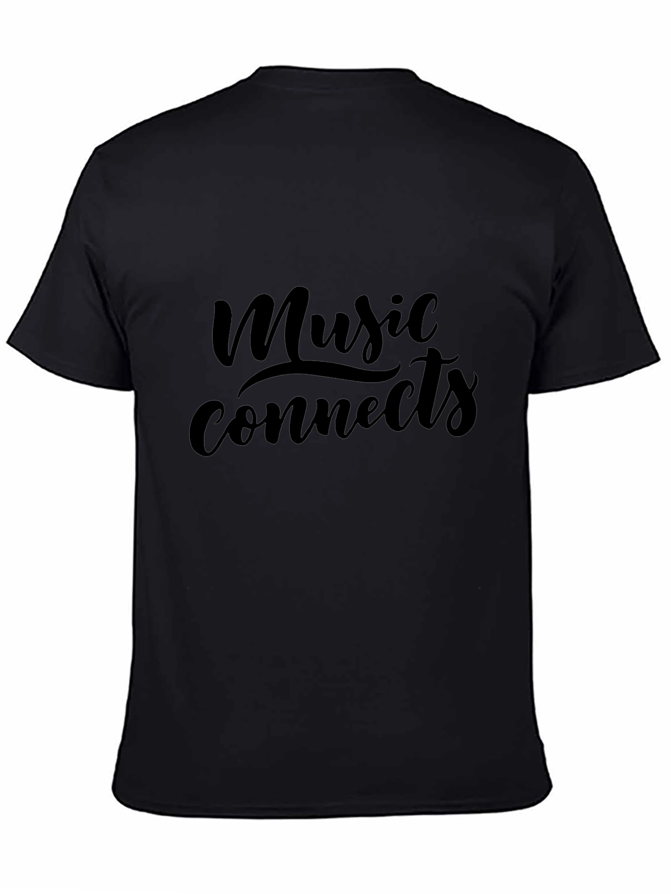 Music Connects Black T-Shirt