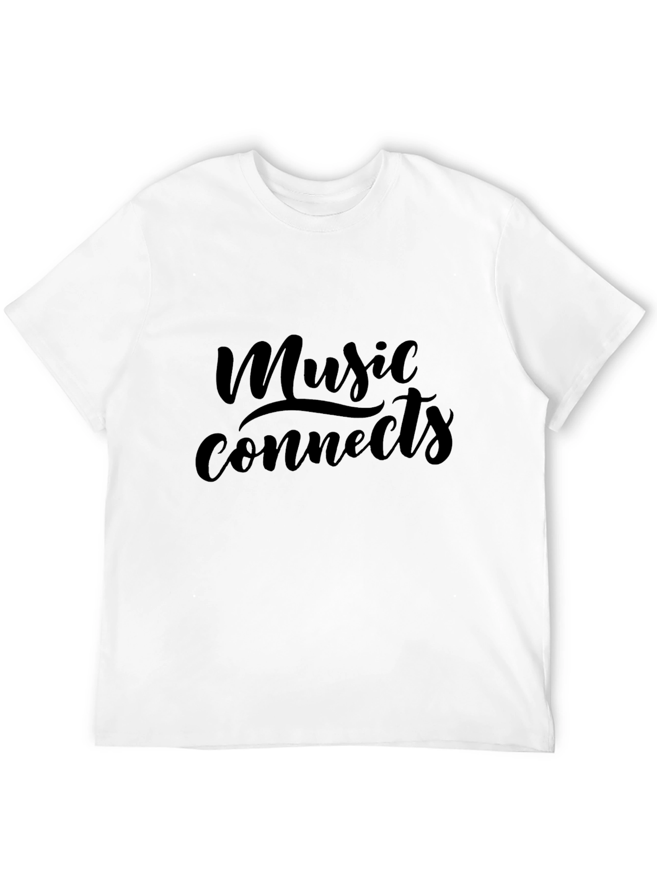 Music Connects Black T-Shirt