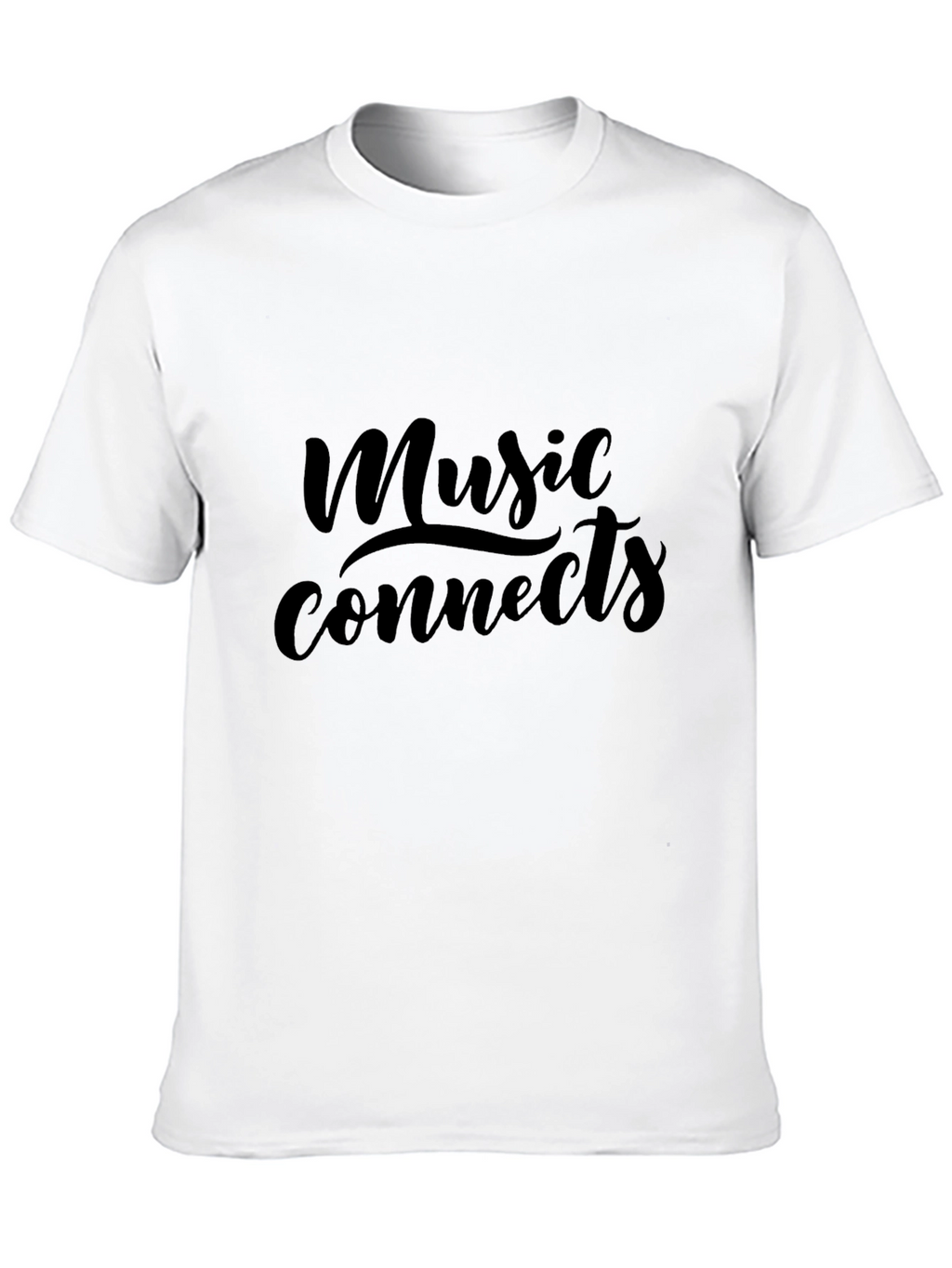 Music Connects Black T-Shirt
