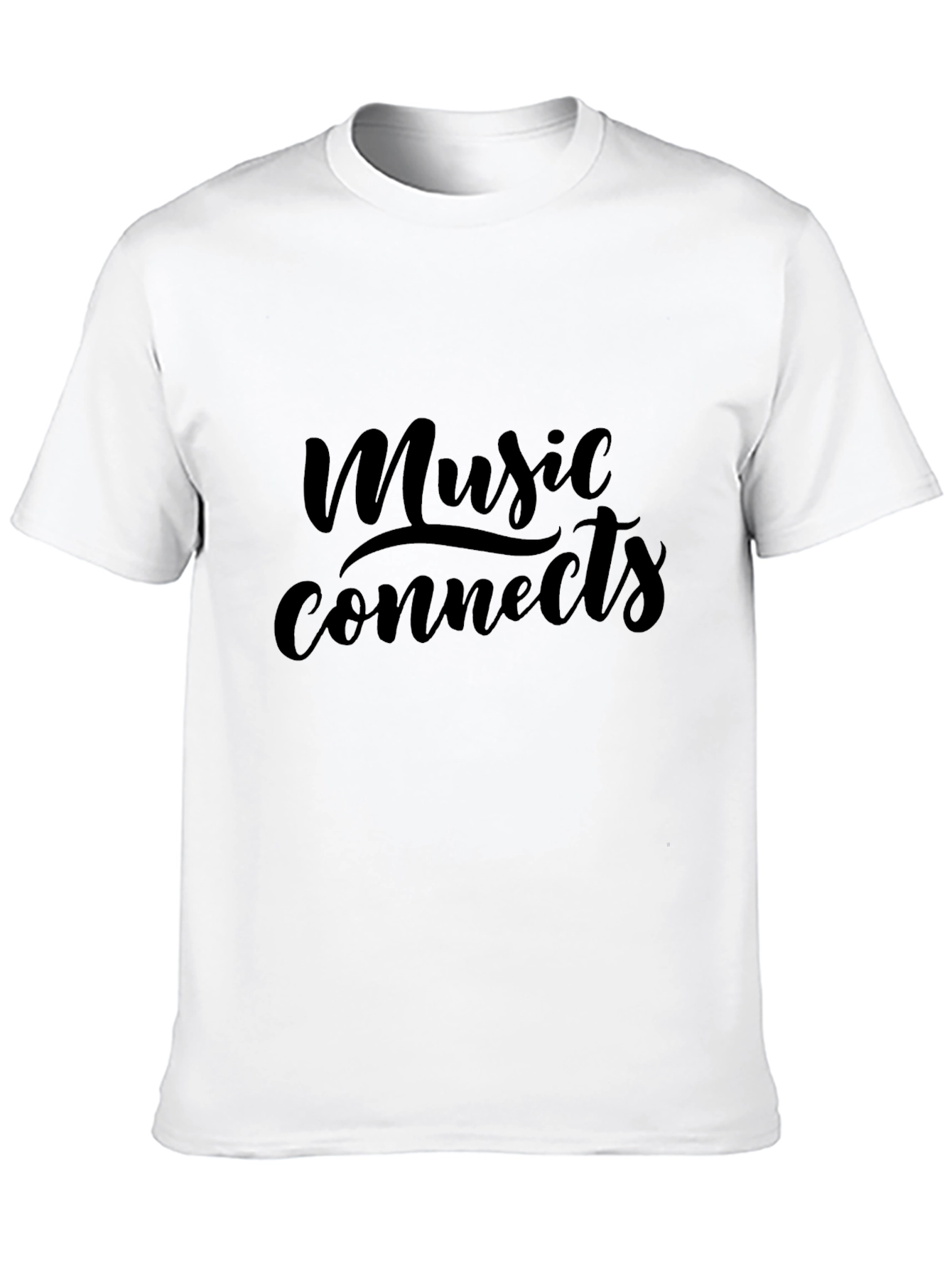 Music Connects Black T-Shirt