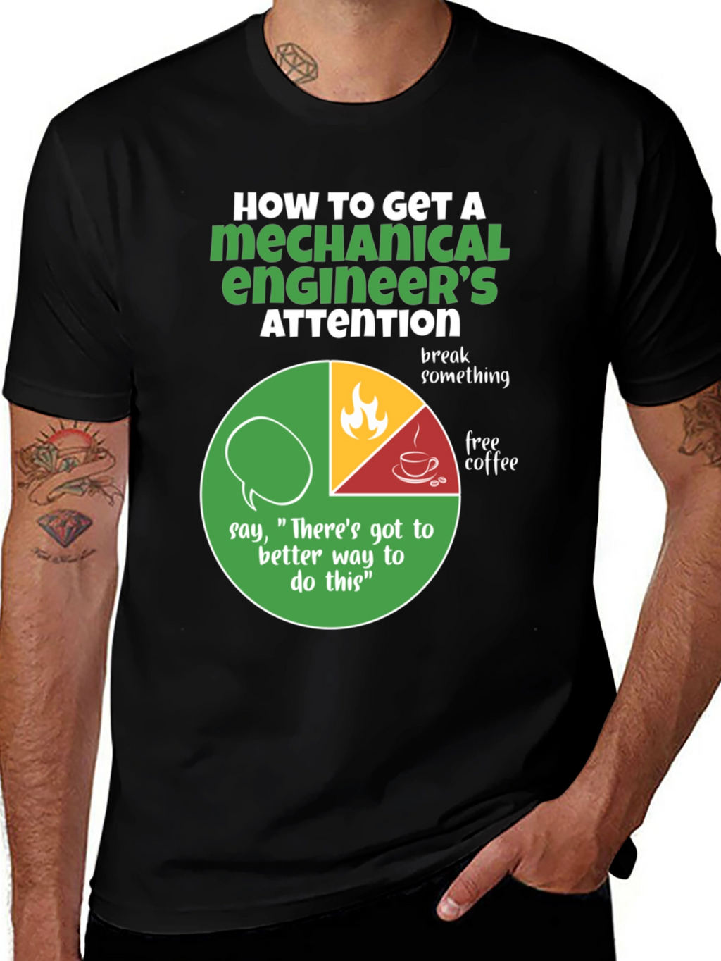 Mechanical Engineer Attention T-Shirt