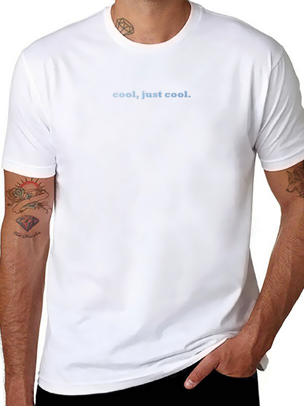 Cool Just Cool. Black T-Shirt