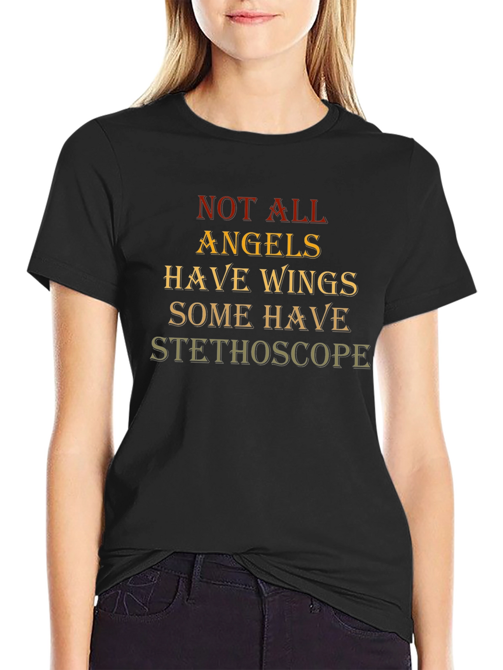 Angels Stethoscope Graphic Tee