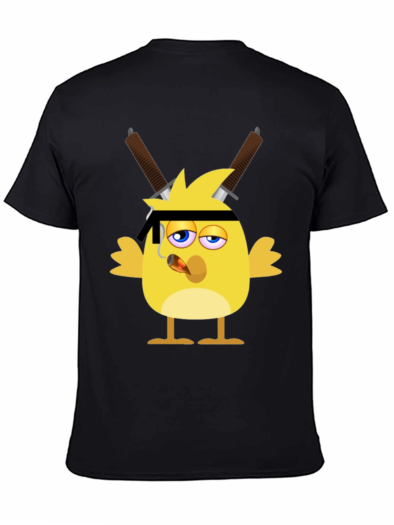 Ninja Chick Graphic T-Shirt - Black