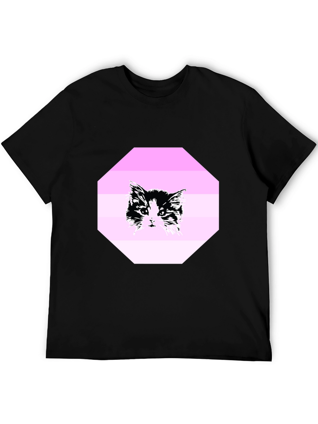 Black Cat Graphic T-Shirt - Unisex Crew Neck Tee