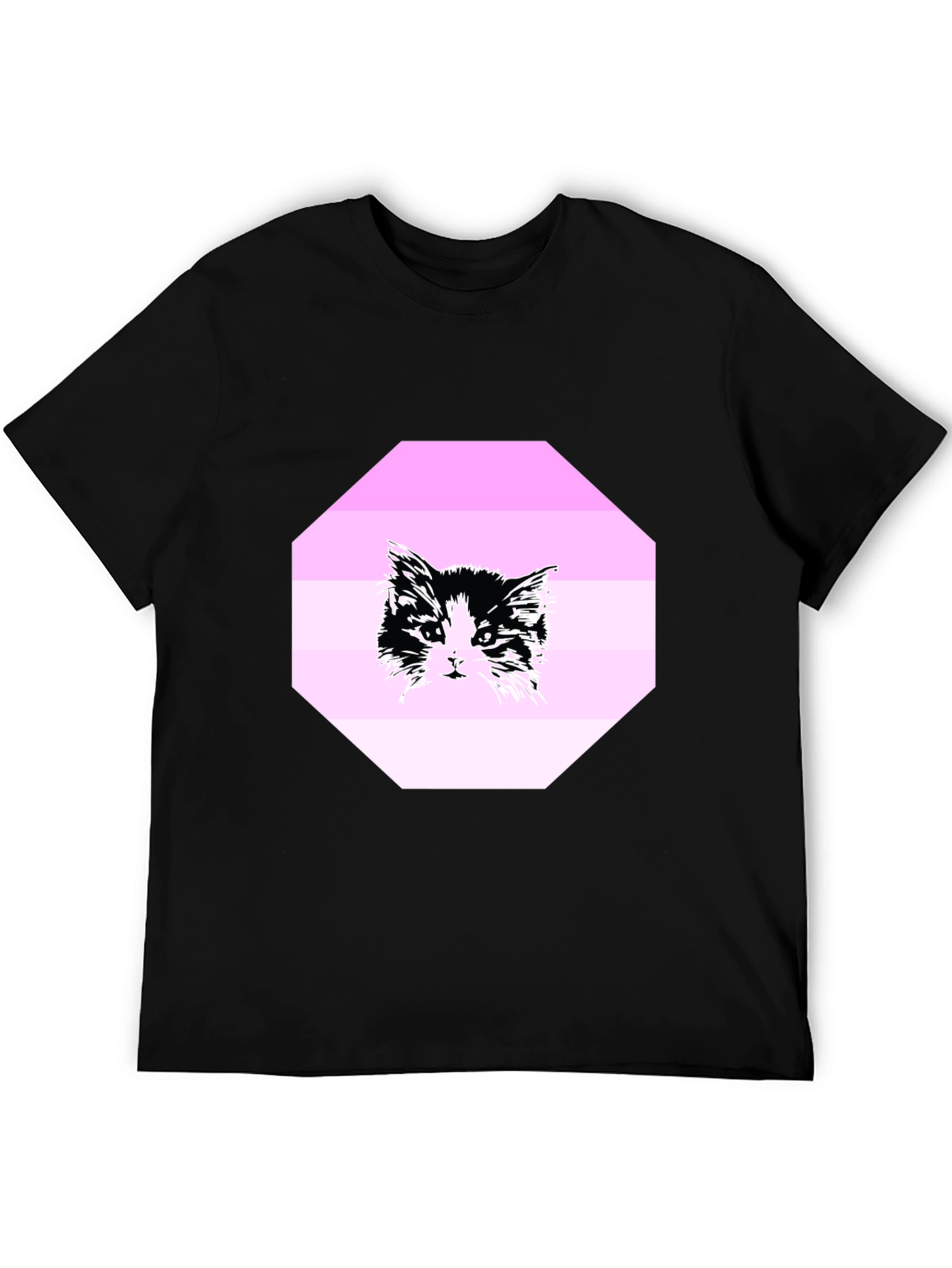 Black Cat Graphic T-Shirt - Unisex Crew Neck Tee