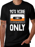 90s Vibe Only T-Shirt - Retro Cassette Graphic Tee