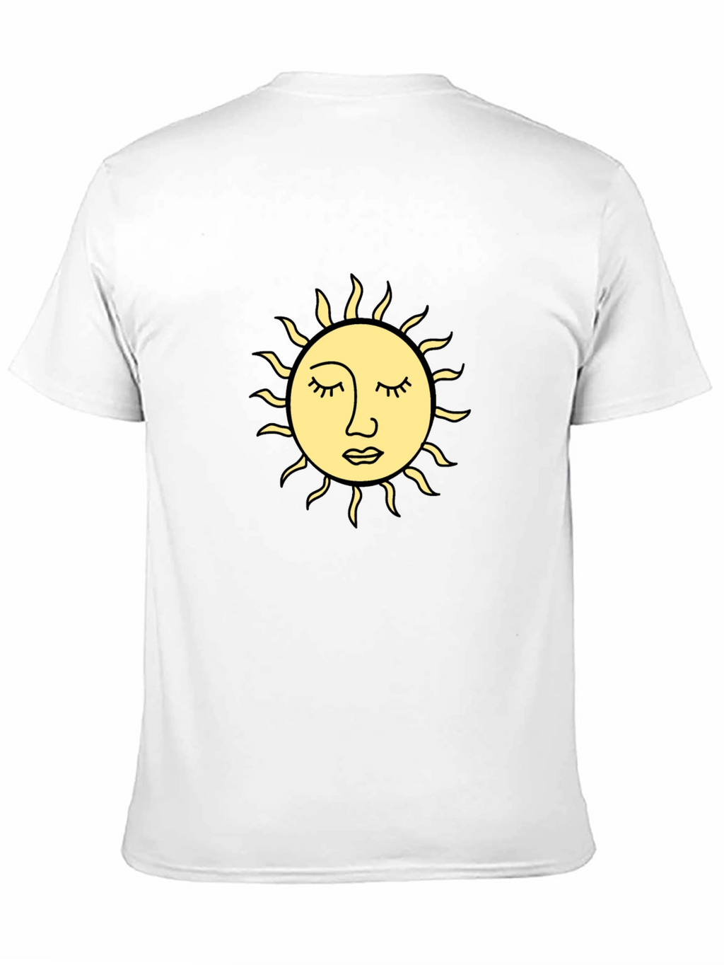 Sun Graphic Black T-Shirt - Relaxed Fit