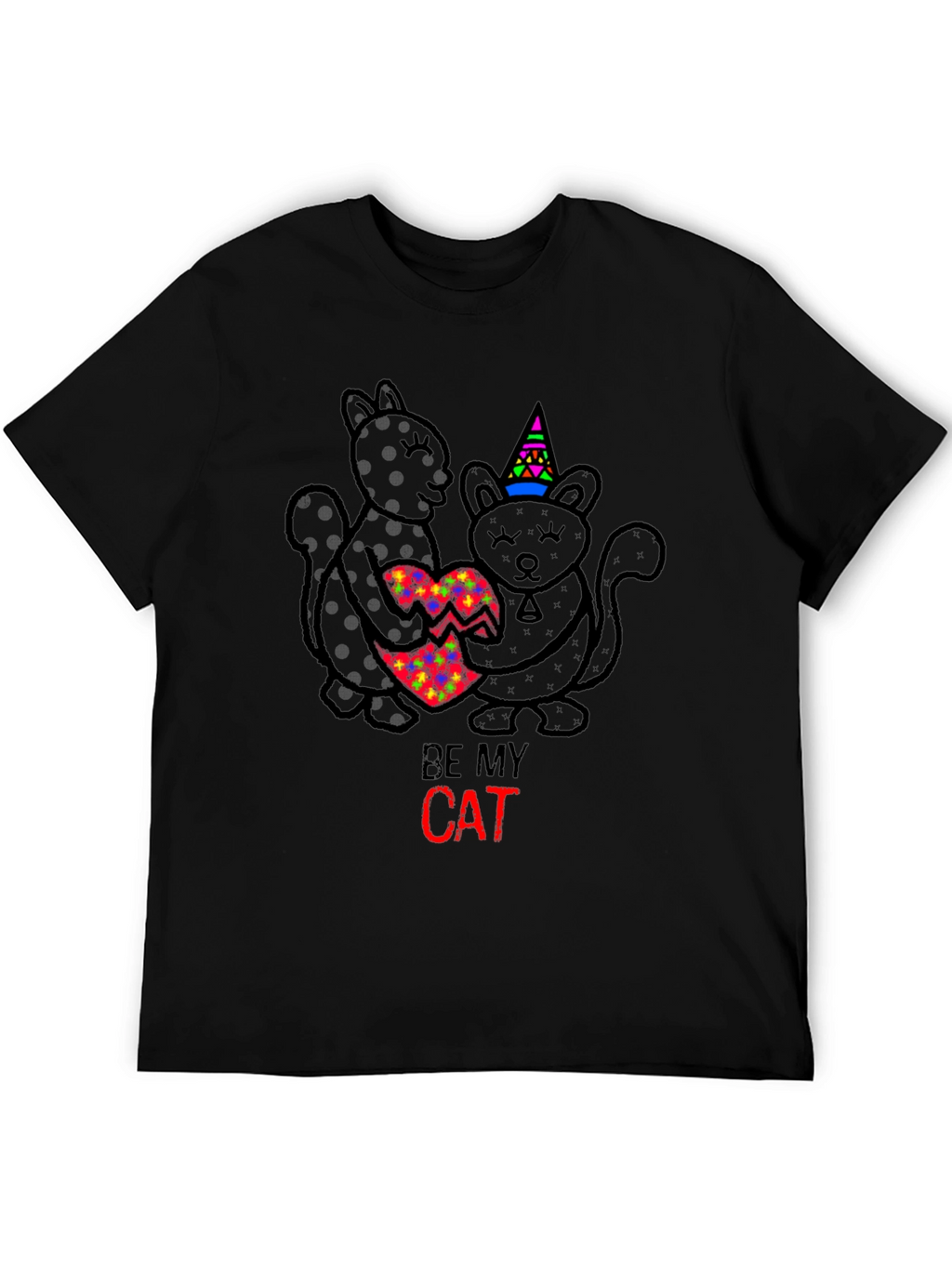 Be My Cat Valentine T-Shirt