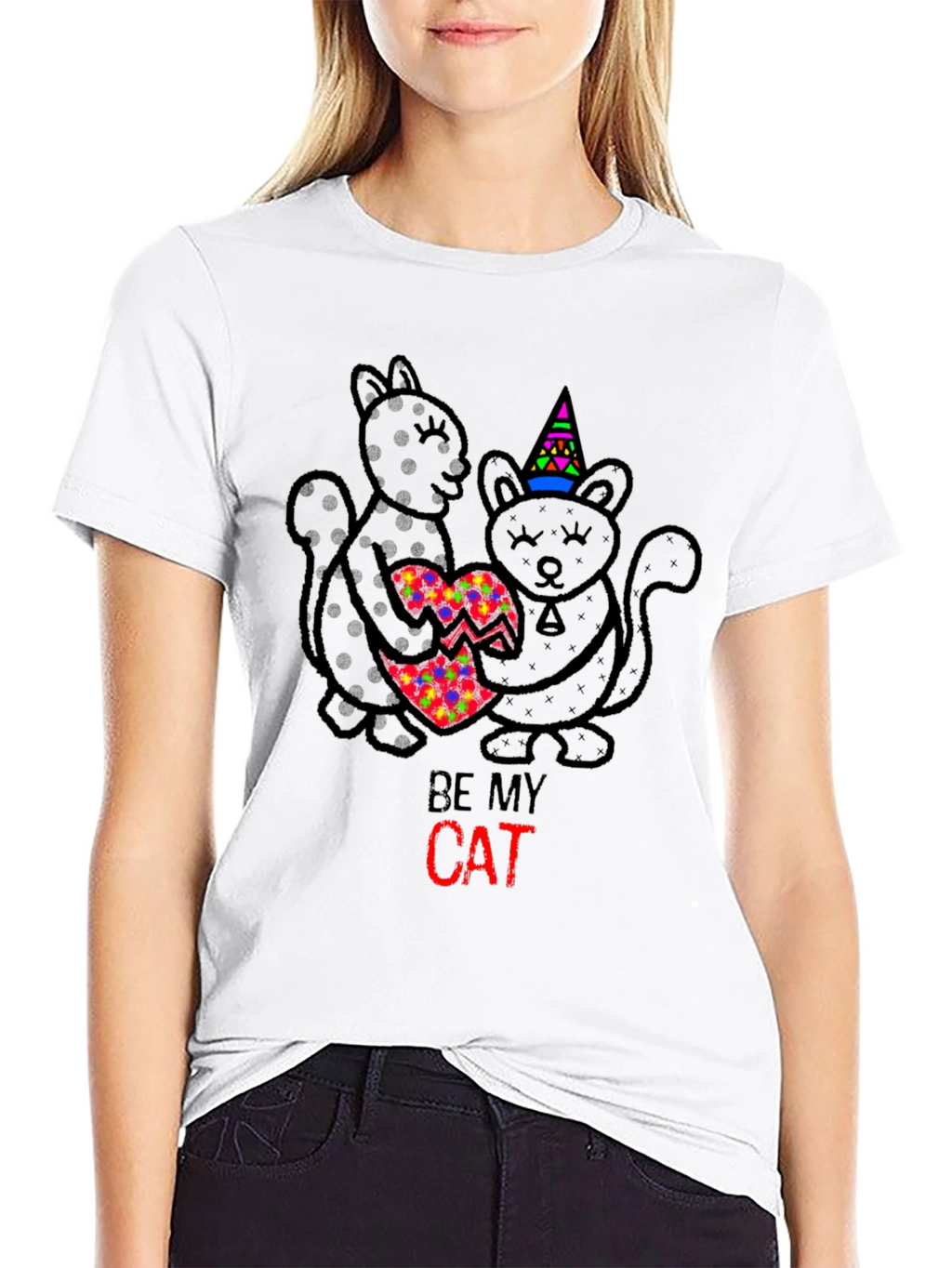 Be My Cat Valentine T-Shirt