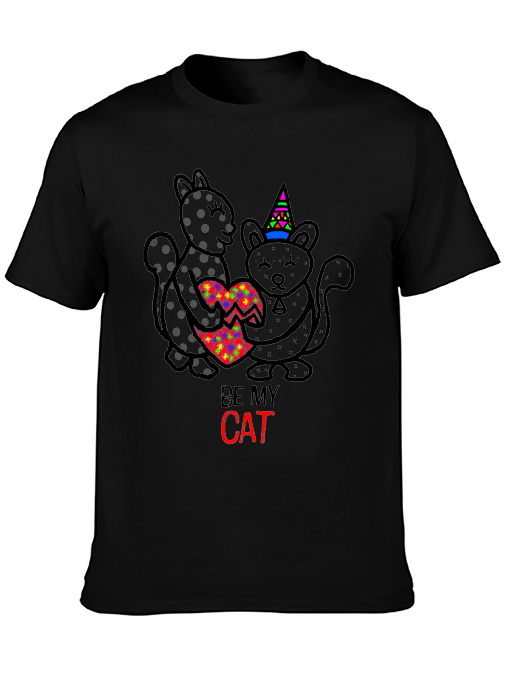 Be My Cat Valentine T-Shirt