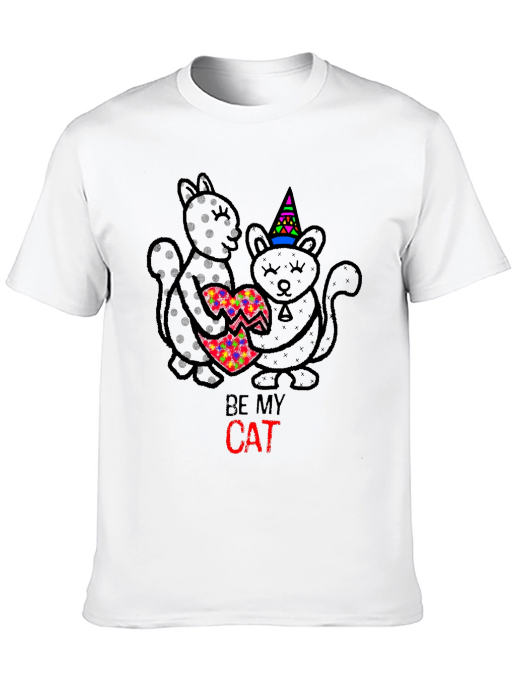 Be My Cat Valentine T-Shirt