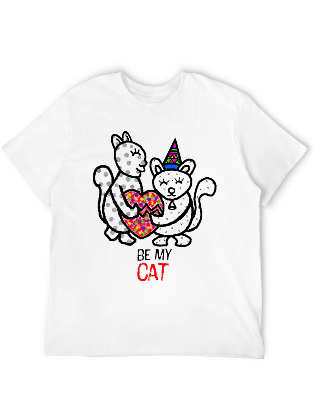 Be My Cat Valentine T-Shirt