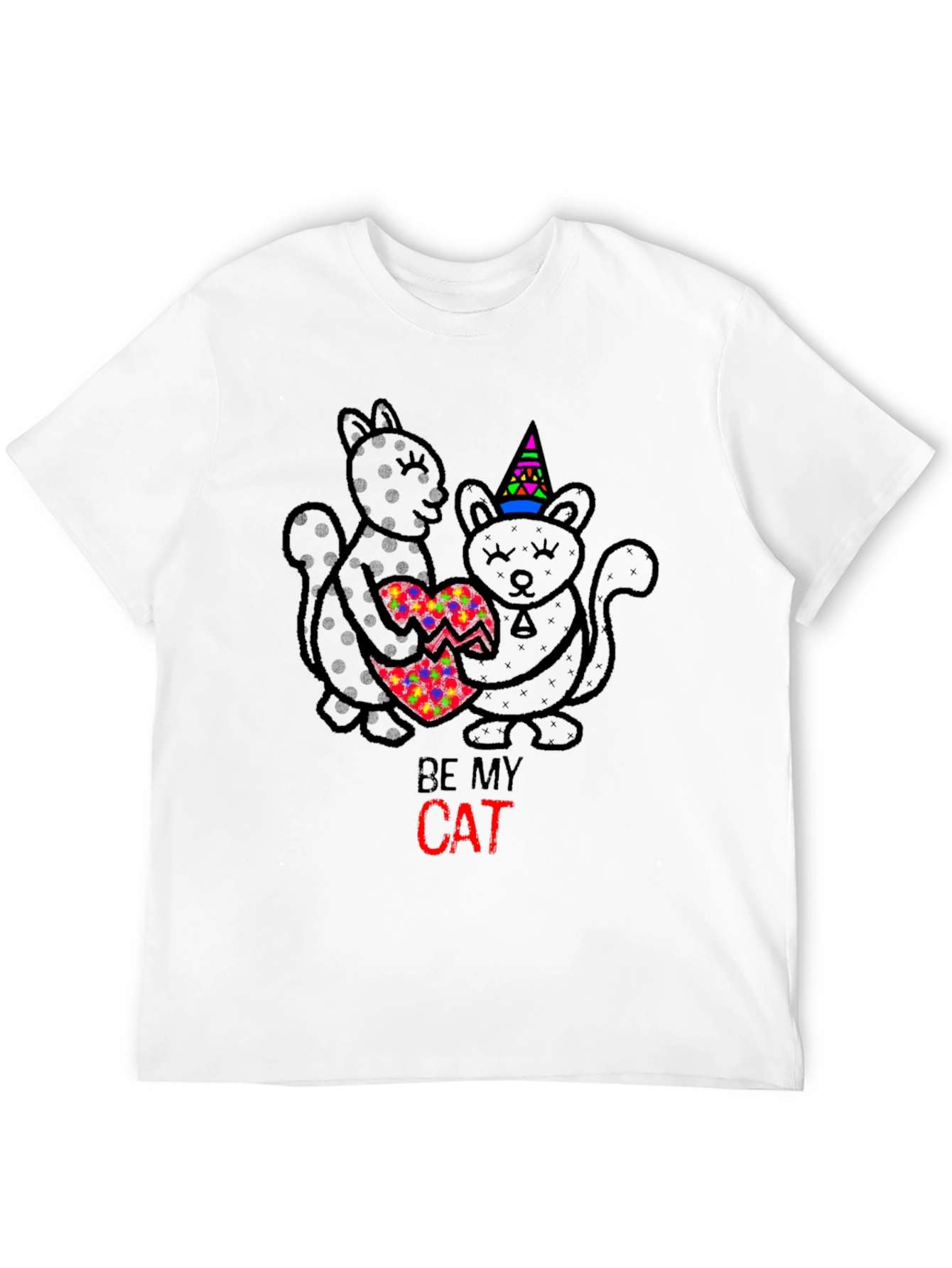 Be My Cat Valentine T-Shirt