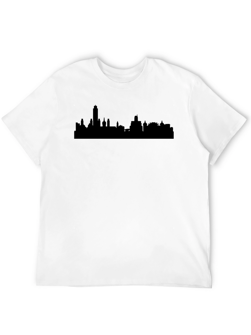 City Skyline Graphic Tee - Mens Black T-Shirt
