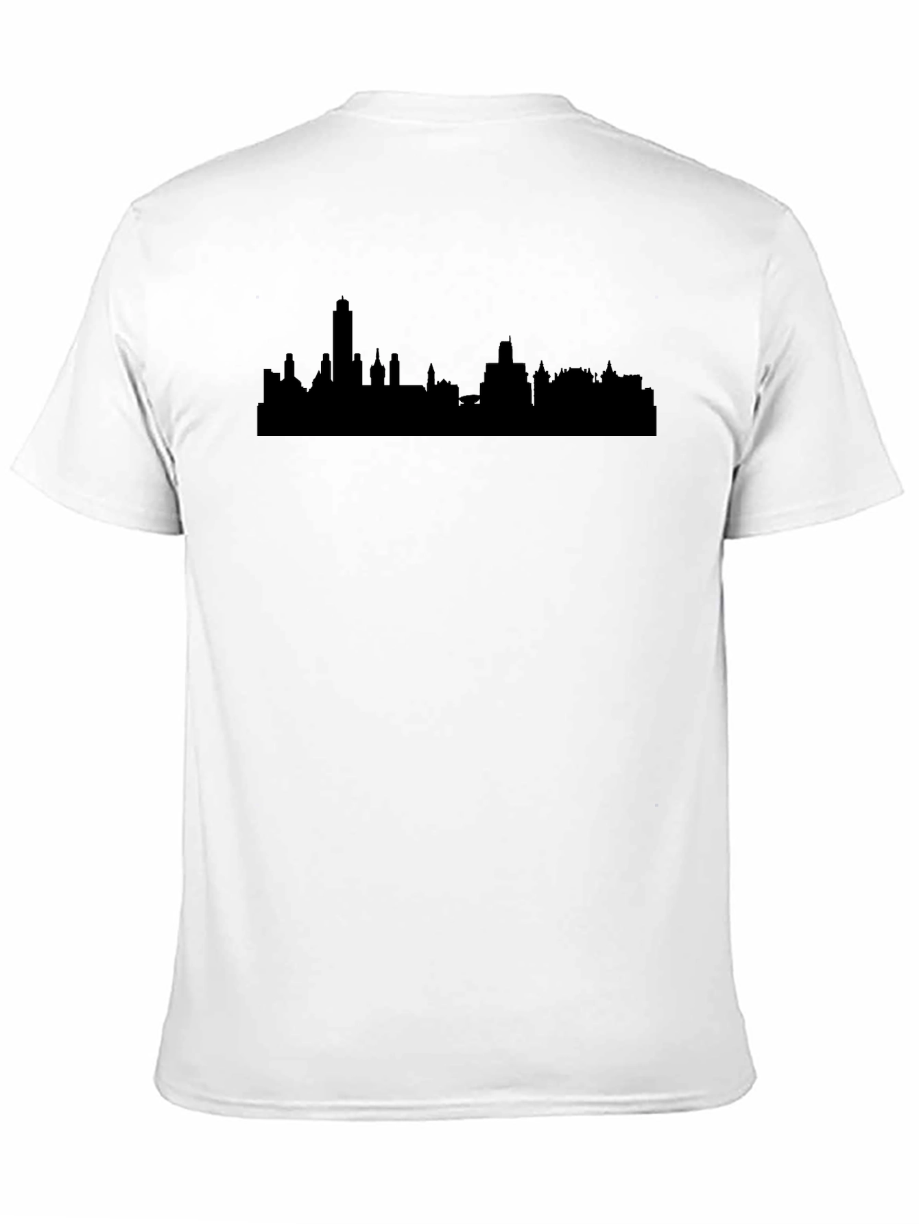 City Skyline Graphic Tee - Mens Black T-Shirt