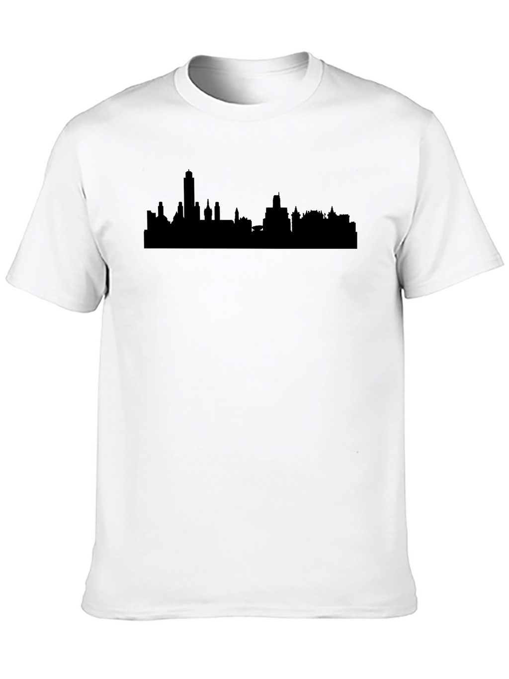 City Skyline Graphic Tee - Mens Black T-Shirt