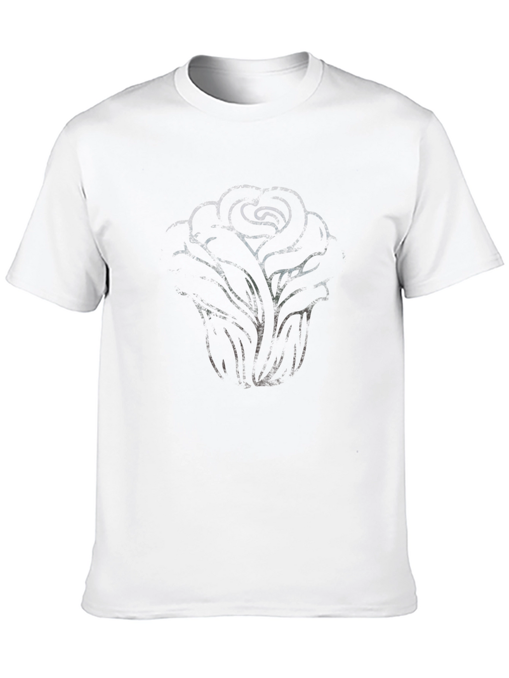 Black Rose Graphic Tee - Mens Short Sleeve