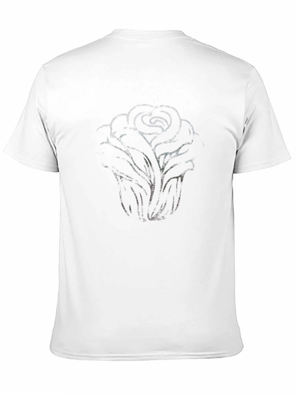 Black Rose Graphic Tee - Mens Short Sleeve