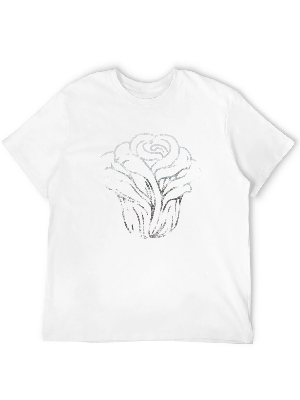 Black Rose Graphic Tee - Mens Short Sleeve